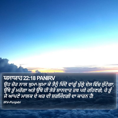 ਯਸਾਯਾਹ 22:18 PANIRV Bible Verse Image