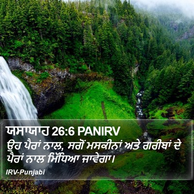 ਯਸਾਯਾਹ 26:6 PANIRV Bible Verse Image