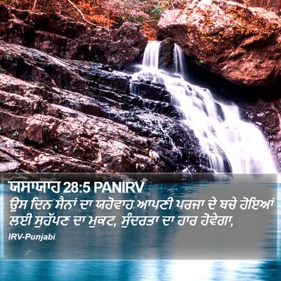 ਯਸਾਯਾਹ 28:5 PANIRV Bible Verse Image