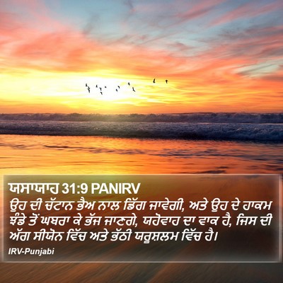 ਯਸਾਯਾਹ 31:9 PANIRV Bible Verse Image