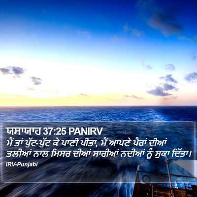 ਯਸਾਯਾਹ 37:25 PANIRV Bible Verse Image