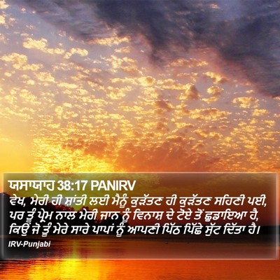 ਯਸਾਯਾਹ 38:17 PANIRV Bible Verse Image