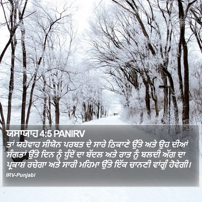 ਯਸਾਯਾਹ 4:5 PANIRV Bible Verse Image