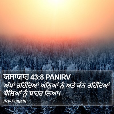 ਯਸਾਯਾਹ 43:8 PANIRV Bible Verse Image