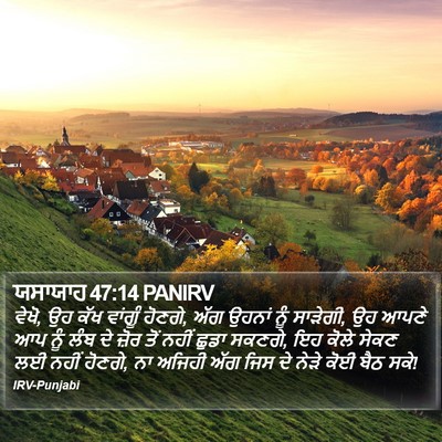 ਯਸਾਯਾਹ 47:14 PANIRV Bible Verse Image