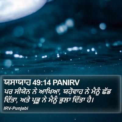 ਯਸਾਯਾਹ 49:14 PANIRV Bible Verse Image