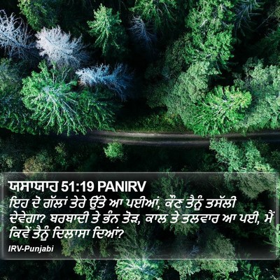 ਯਸਾਯਾਹ 51:19 PANIRV Bible Verse Image