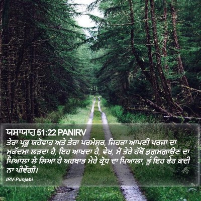 ਯਸਾਯਾਹ 51:22 PANIRV Bible Verse Image