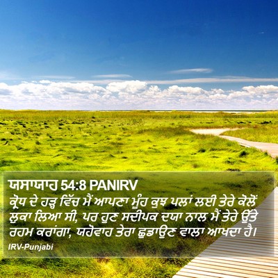 ਯਸਾਯਾਹ 54:8 PANIRV Bible Verse Image