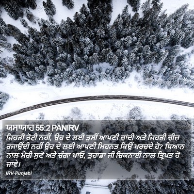 ਯਸਾਯਾਹ 55:2 PANIRV Bible Verse Image