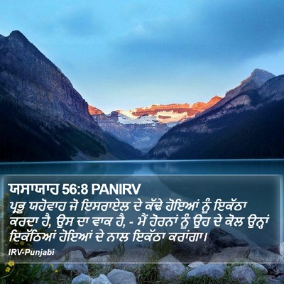 ਯਸਾਯਾਹ 56:8 PANIRV Bible Verse Image