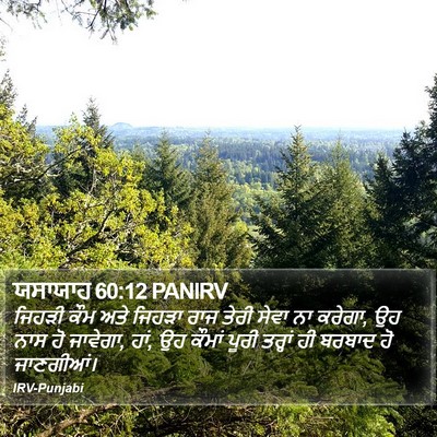 ਯਸਾਯਾਹ 60:12 PANIRV Bible Verse Image