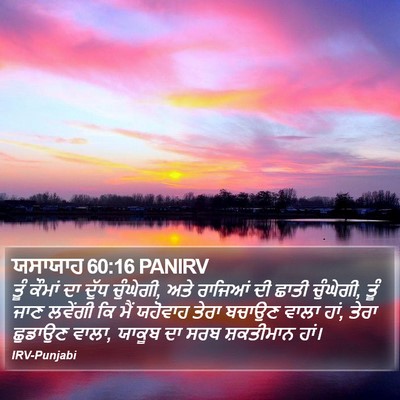 ਯਸਾਯਾਹ 60:16 PANIRV Bible Verse Image