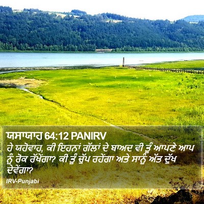 ਯਸਾਯਾਹ 64:12 PANIRV Bible Verse Image