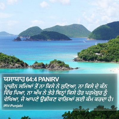 ਯਸਾਯਾਹ 64:4 PANIRV Bible Verse Image