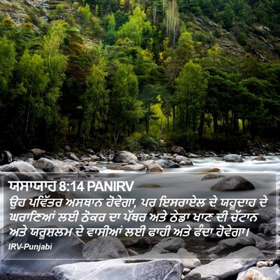 ਯਸਾਯਾਹ 8:14 PANIRV Bible Verse Image