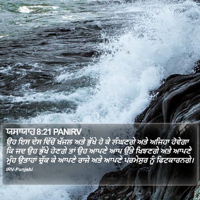 ਯਸਾਯਾਹ 8:21 PANIRV Bible Verse Image