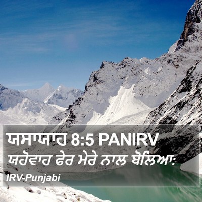 ਯਸਾਯਾਹ 8:5 PANIRV Bible Verse Image