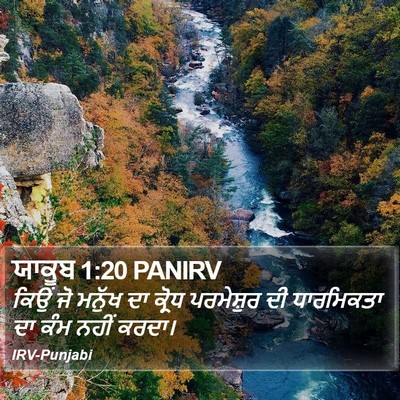 ਯਾਕੂਬ 1:20 PANIRV Bible Verse Image
