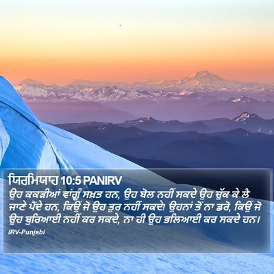 ਯਿਰਮਿਯਾਹ 10:5 PANIRV Bible Verse Image