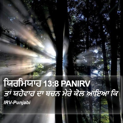 ਯਿਰਮਿਯਾਹ 13:8 PANIRV Bible Verse Image