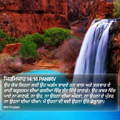 ਯਿਰਮਿਯਾਹ 14:16 PANIRV Bible Verse Image