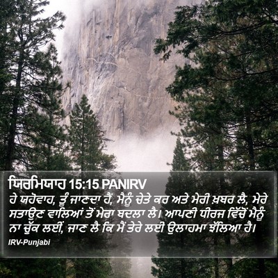ਯਿਰਮਿਯਾਹ 15:15 PANIRV Bible Verse Image