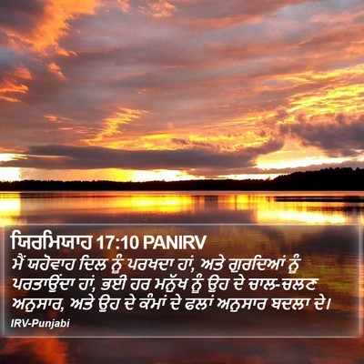 ਯਿਰਮਿਯਾਹ 17:10 PANIRV Bible Verse Image