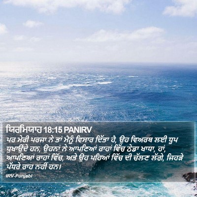 ਯਿਰਮਿਯਾਹ 18:15 PANIRV Bible Verse Image