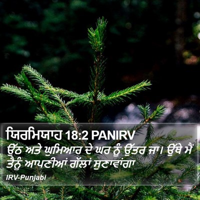 ਯਿਰਮਿਯਾਹ 18:2 PANIRV Bible Verse Image