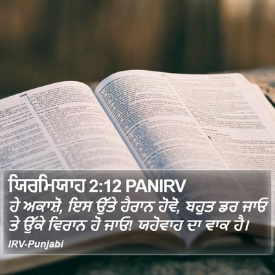 ਯਿਰਮਿਯਾਹ 2:12 PANIRV Bible Verse Image
