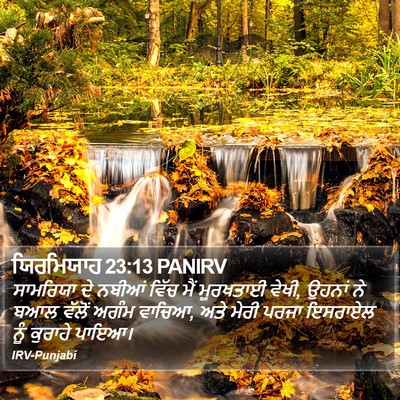 ਯਿਰਮਿਯਾਹ 23:13 PANIRV Bible Verse Image