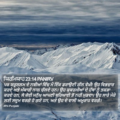 ਯਿਰਮਿਯਾਹ 23:14 PANIRV Bible Verse Image