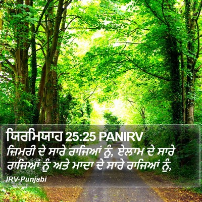 ਯਿਰਮਿਯਾਹ 25:25 PANIRV Bible Verse Image