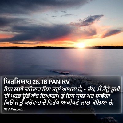 ਯਿਰਮਿਯਾਹ 28:16 PANIRV Bible Verse Image