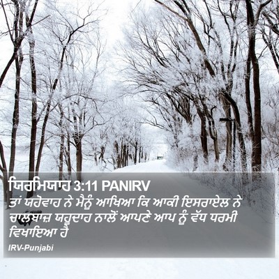 ਯਿਰਮਿਯਾਹ 3:11 PANIRV Bible Verse Image