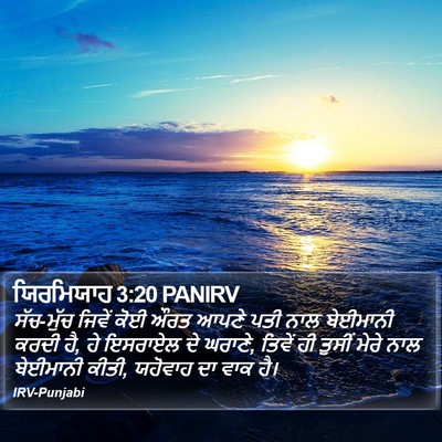 ਯਿਰਮਿਯਾਹ 3:20 PANIRV Bible Verse Image