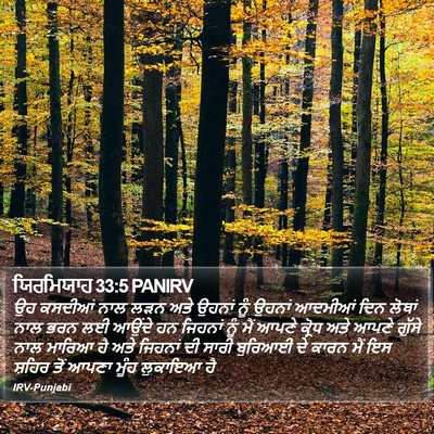 ਯਿਰਮਿਯਾਹ 33:5 PANIRV Bible Verse Image