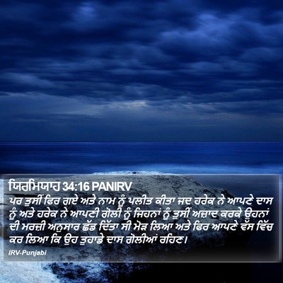 ਯਿਰਮਿਯਾਹ 34:16 PANIRV Bible Verse Image