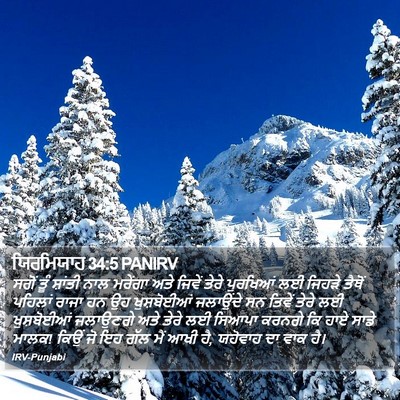 ਯਿਰਮਿਯਾਹ 34:5 PANIRV Bible Verse Image