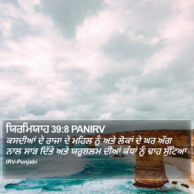 ਯਿਰਮਿਯਾਹ 39:8 PANIRV Bible Verse Image