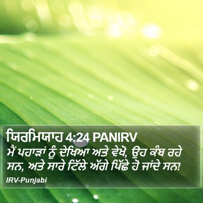 ਯਿਰਮਿਯਾਹ 4:24 PANIRV Bible Verse Image