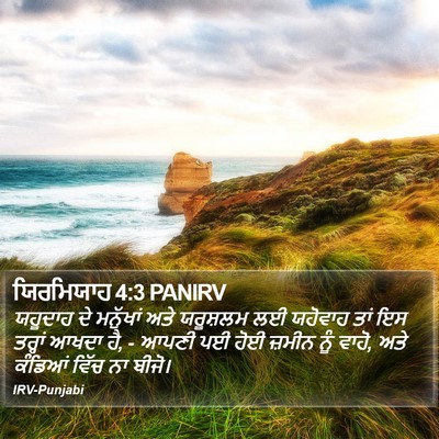 ਯਿਰਮਿਯਾਹ 4:3 PANIRV Bible Verse Image