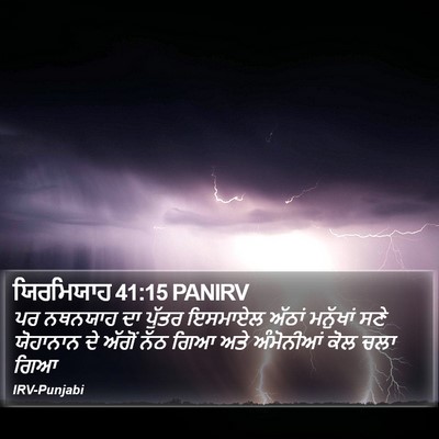 ਯਿਰਮਿਯਾਹ 41:15 PANIRV Bible Verse Image