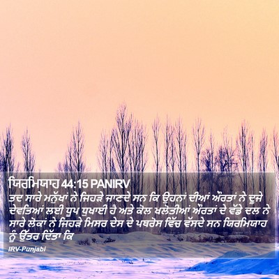 ਯਿਰਮਿਯਾਹ 44:15 PANIRV Bible Verse Image