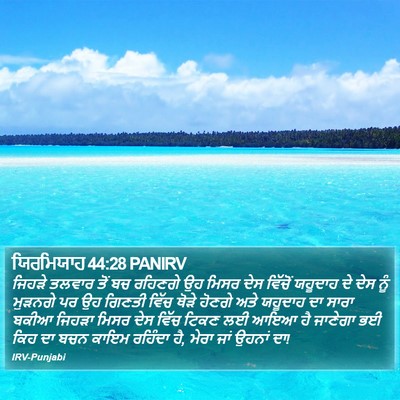 ਯਿਰਮਿਯਾਹ 44:28 PANIRV Bible Verse Image