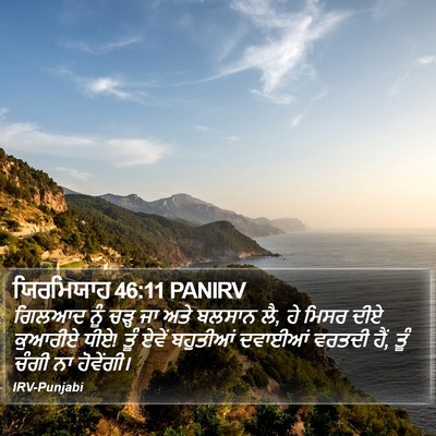 ਯਿਰਮਿਯਾਹ 46:11 PANIRV Bible Verse Image