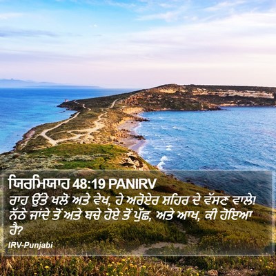 ਯਿਰਮਿਯਾਹ 48:19 PANIRV Bible Verse Image