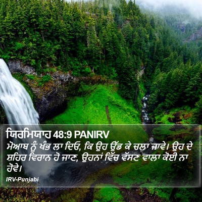 ਯਿਰਮਿਯਾਹ 48:9 PANIRV Bible Verse Image