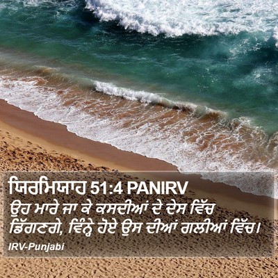 ਯਿਰਮਿਯਾਹ 51:4 PANIRV Bible Verse Image